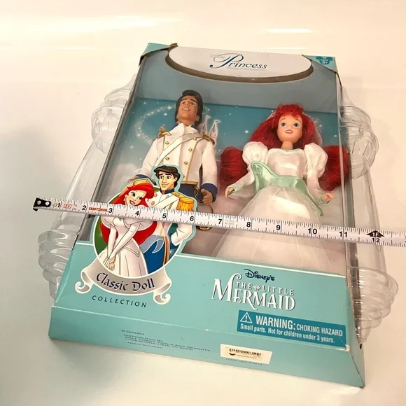 Disney Princess Classic Doll Collection The Little Mermaid Ariel and Eric, NIB